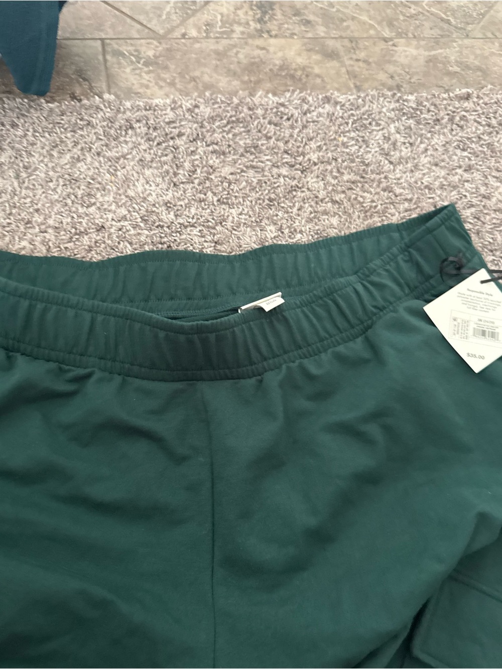 Ava & Viv Dark Green Cargo Joggers - Picture 4 of 5